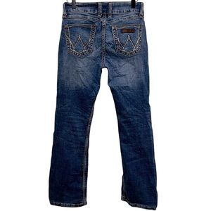 WRANGLER Boot Cut Western Denim Jeans Size 7x30
